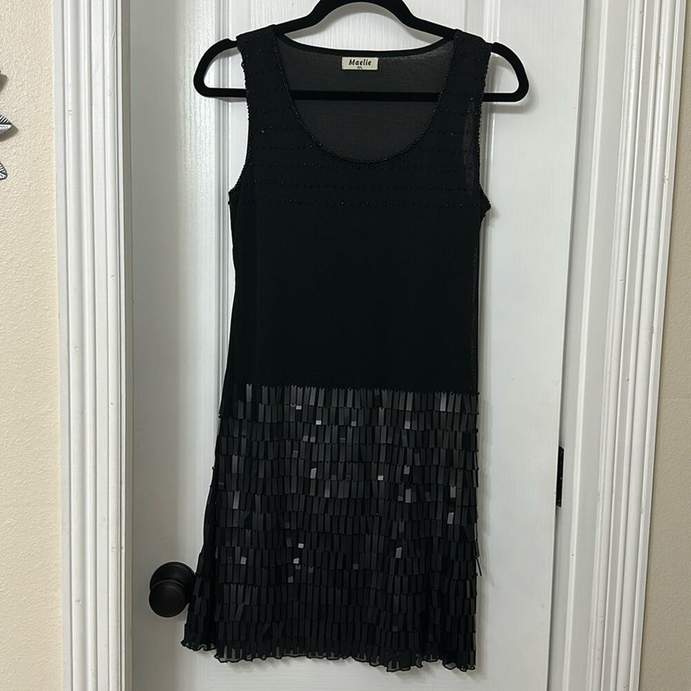 Maeli frimge and stone dress size L